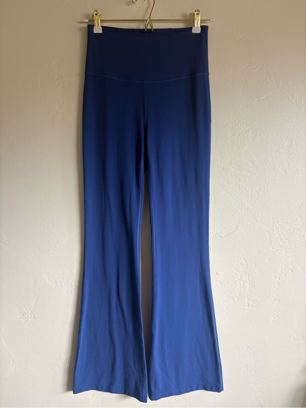 Lululemon Groove Flare High Rise Pants Psychic Blue Size 6 Yoga Athleisure